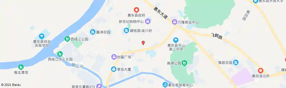 惠州园岭路口_公交站地图_惠州公交_妙搜公交查询2025