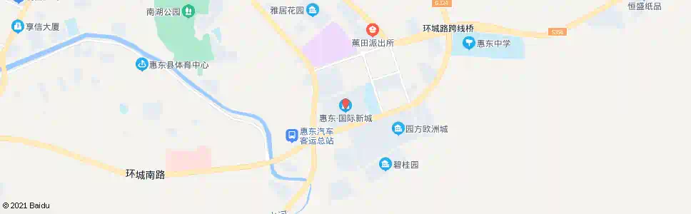 惠州惠东国际新城_公交站地图_惠州公交_妙搜公交查询2025