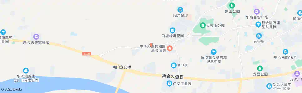 江门梁家村油站_公交站地图_江门公交_妙搜公交查询2025