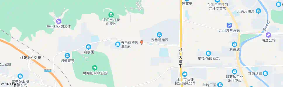 江门映山小区_公交站地图_江门公交_妙搜公交查询2025
