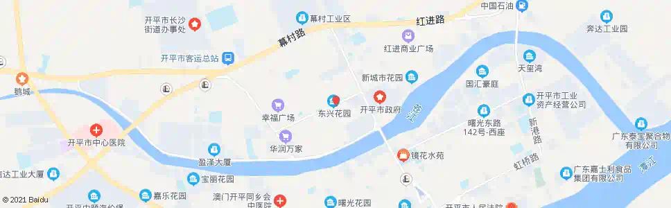 江门购物街中站_公交站地图_江门公交_妙搜公交查询2025