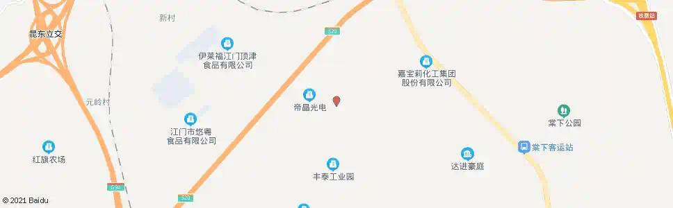 江门中烟摩迪_公交站地图_江门公交_妙搜公交查询2025
