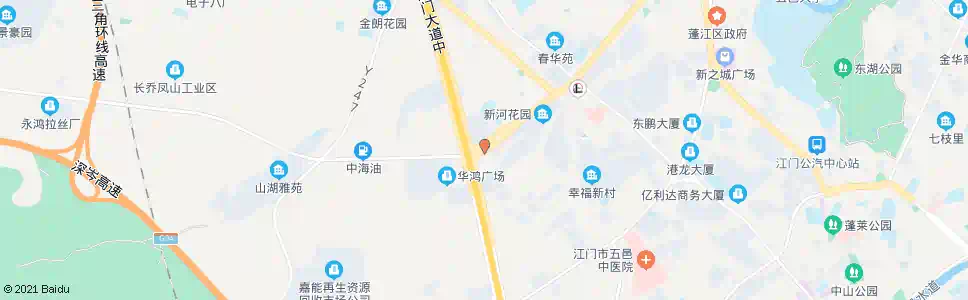江门博皇家居_公交站地图_江门公交_妙搜公交查询2025