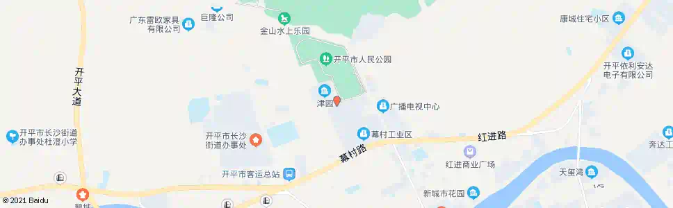 江门津园站_公交站地图_江门公交_妙搜公交查询2025