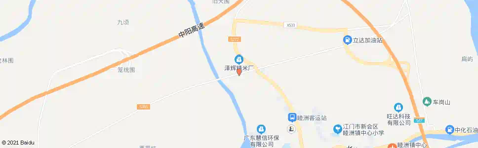 江门睦洲大桥_公交站地图_江门公交_妙搜公交查询2025