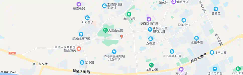 江门南安路_公交站地图_江门公交_妙搜公交查询2025