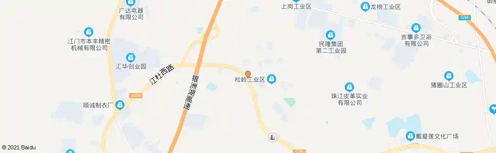 江门井根工业区_公交站地图_江门公交_妙搜公交查询2025