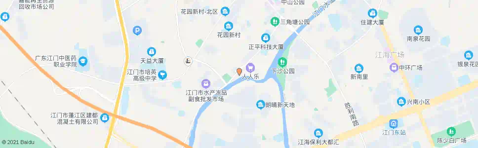 江门江北站_公交站地图_江门公交_妙搜公交查询2025