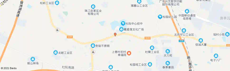 江门杜阮墟_公交站地图_江门公交_妙搜公交查询2025