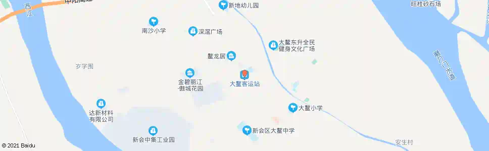江门大鳌总站_公交站地图_江门公交_妙搜公交查询2025