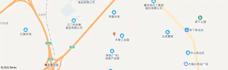 江门三堡路口市场_公交站地图_江门公交_妙搜公交查询2025