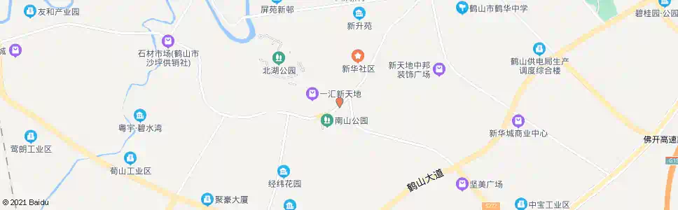 江门中医院站_公交站地图_江门公交_妙搜公交查询2025