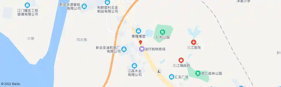 江门利生工业园_公交站地图_江门公交_妙搜公交查询2025