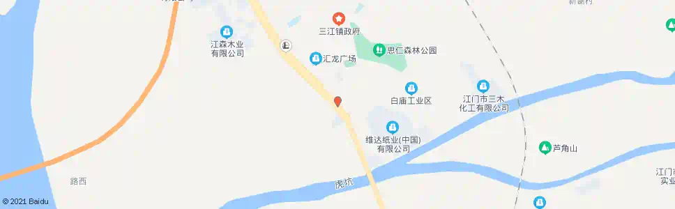 江门虎坑大桥北_公交站地图_江门公交_妙搜公交查询2025