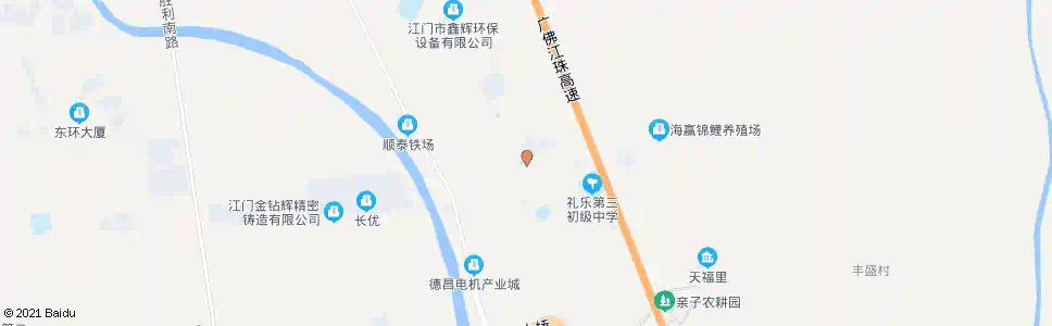 江门礼乐大桥东_公交站地图_江门公交_妙搜公交查询2025