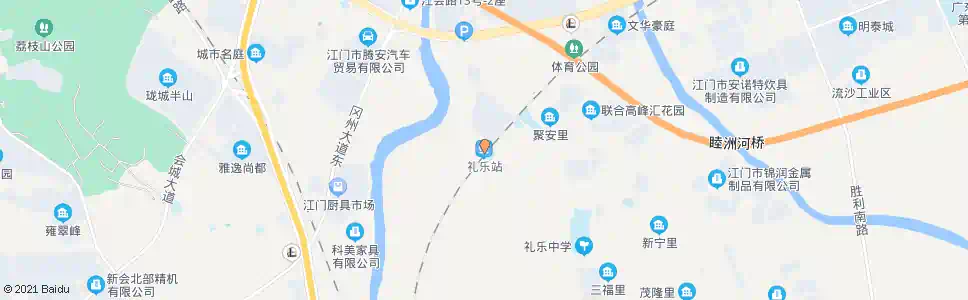 江门礼乐新民_公交站地图_江门公交_妙搜公交查询2025