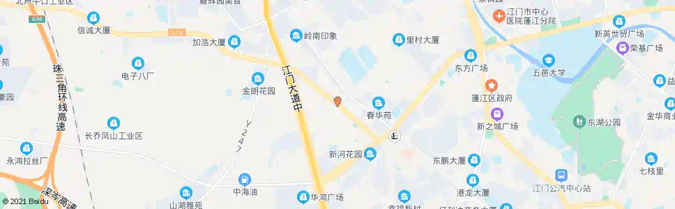 江门新围_公交站地图_江门公交_妙搜公交查询2025