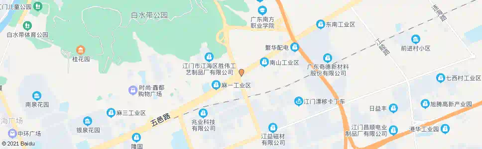 江门南山路口北_公交站地图_江门公交_妙搜公交查询2025