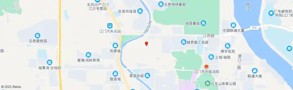 江门篁庄商业街_公交站地图_江门公交_妙搜公交查询2025