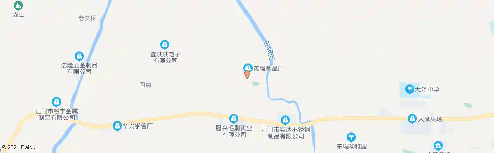 江门田金村_公交站地图_江门公交_妙搜公交查询2025