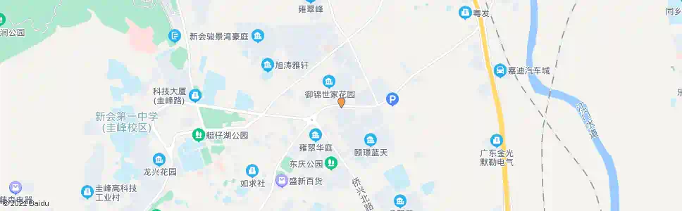 江门江会时代城_公交站地图_江门公交_妙搜公交查询2025