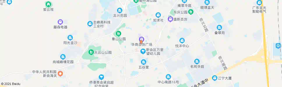 江门南隅路站_公交站地图_江门公交_妙搜公交查询2025