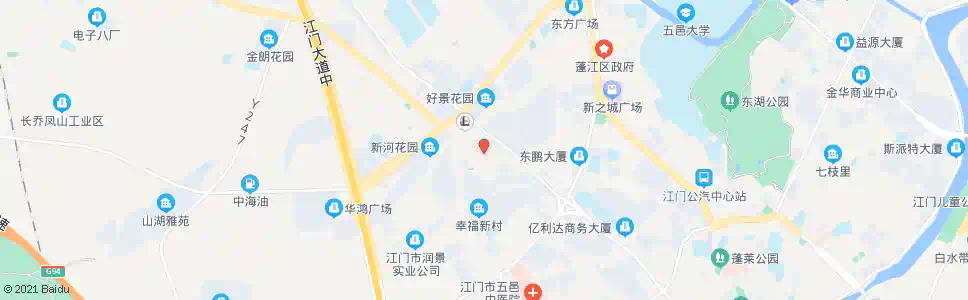 江门第三医院_公交站地图_江门公交_妙搜公交查询2025