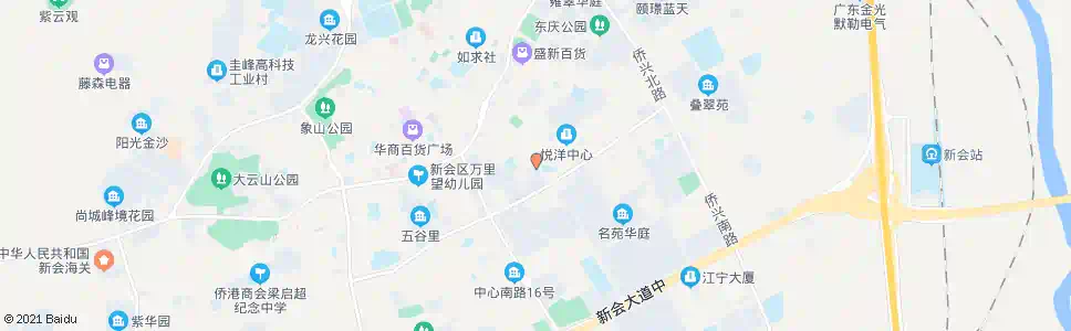 江门人民路_公交站地图_江门公交_妙搜公交查询2025