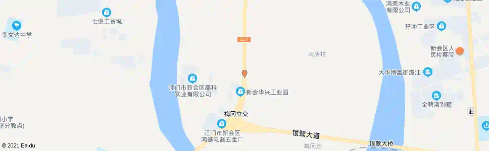 江门华兴工业园2_公交站地图_江门公交_妙搜公交查询2025