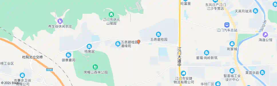 江门碧桂园映山小区_公交站地图_江门公交_妙搜公交查询2025