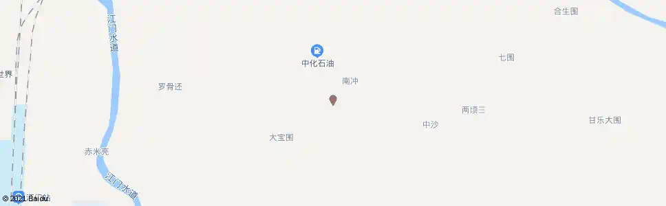 江门南冲水闸_公交站地图_江门公交_妙搜公交查询2025