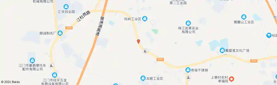 江门园峰_公交站地图_江门公交_妙搜公交查询2025