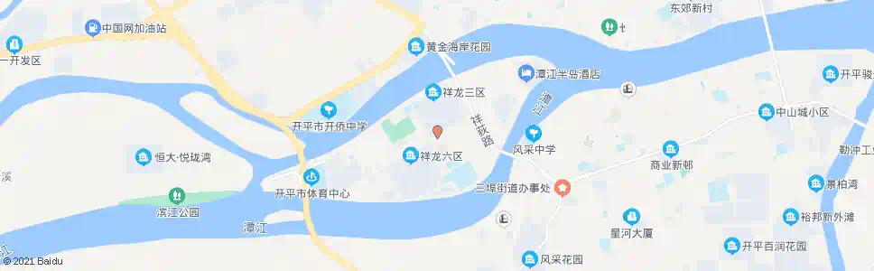 江门祥龙桥头站_公交站地图_江门公交_妙搜公交查询2025