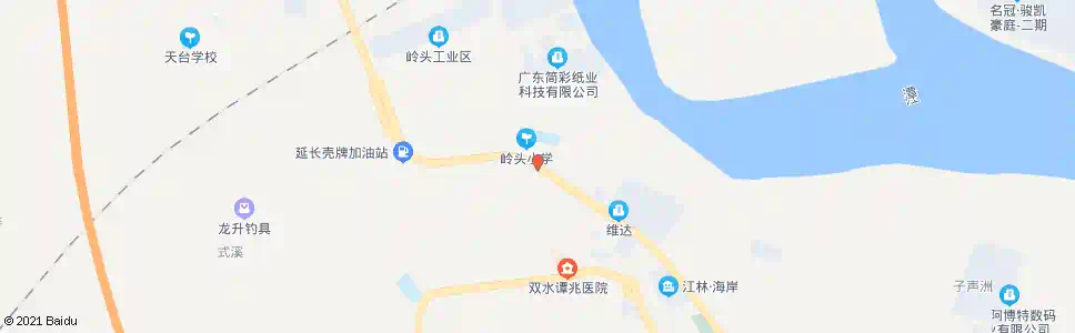 江门岭头_公交站地图_江门公交_妙搜公交查询2025