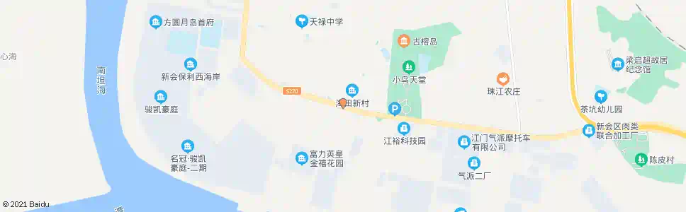 江门天马_公交站地图_江门公交_妙搜公交查询2025