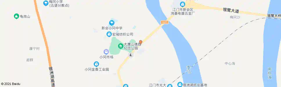 江门梅冈_公交站地图_江门公交_妙搜公交查询2025
