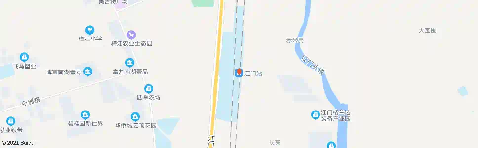 江门江门中心站北_公交站地图_江门公交_妙搜公交查询2025
