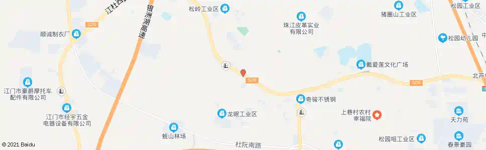 江门龙眠_公交站地图_江门公交_妙搜公交查询2025