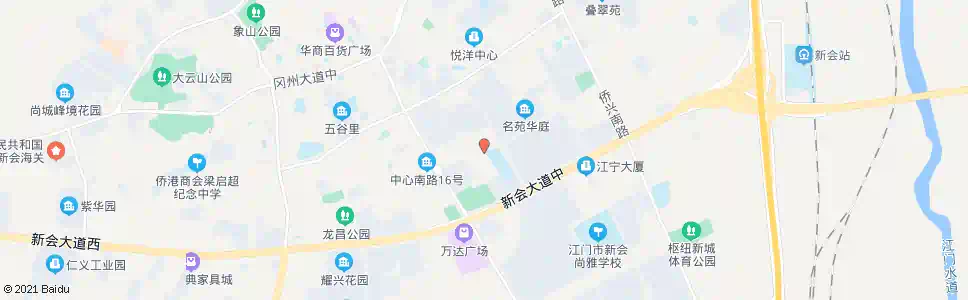 江门创新中学_公交站地图_江门公交_妙搜公交查询2025