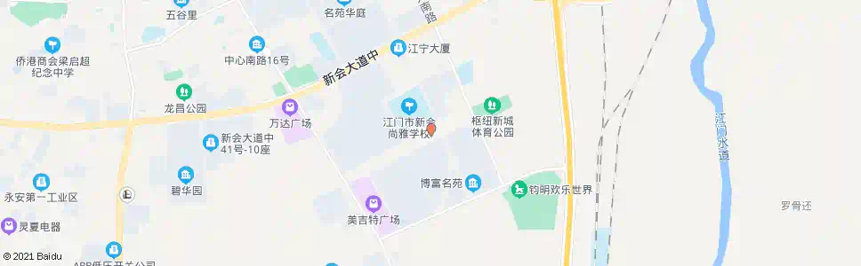 江门尚雅_公交站地图_江门公交_妙搜公交查询2025