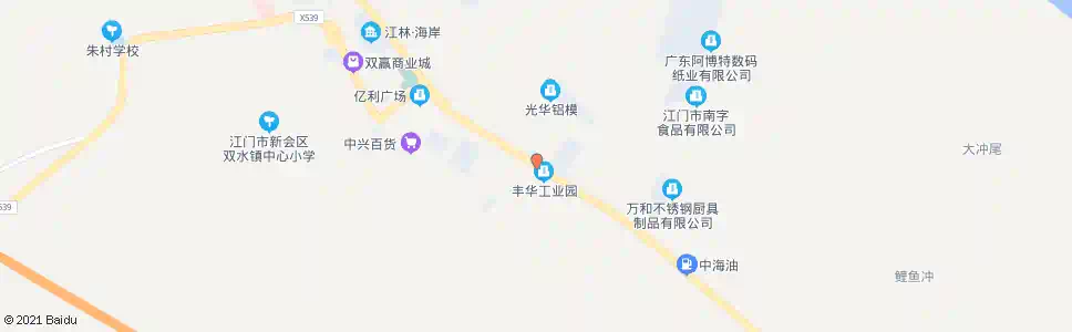 江门丰华工业园_公交站地图_江门公交_妙搜公交查询2025