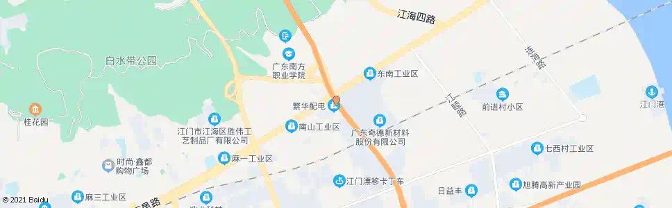 江门东南工业区_公交站地图_江门公交_妙搜公交查询2025
