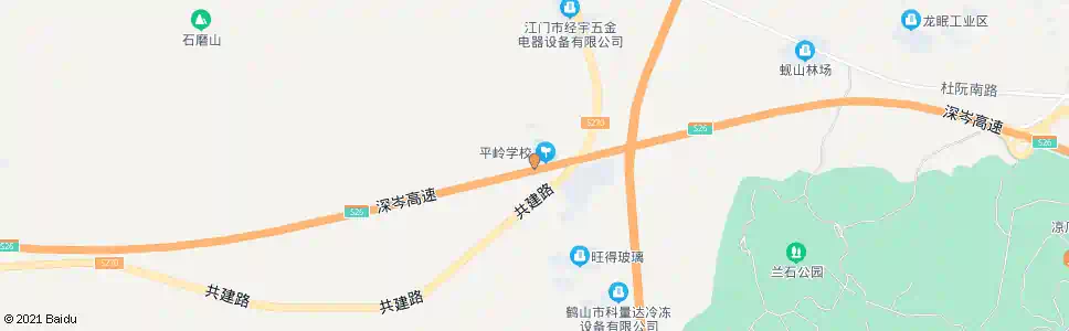 江门平岭村_公交站地图_江门公交_妙搜公交查询2025