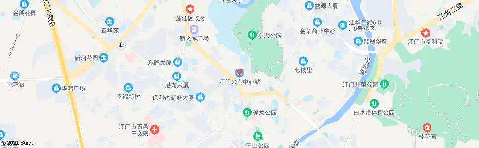 江门公汽中心站_公交站地图_江门公交_妙搜公交查询2025