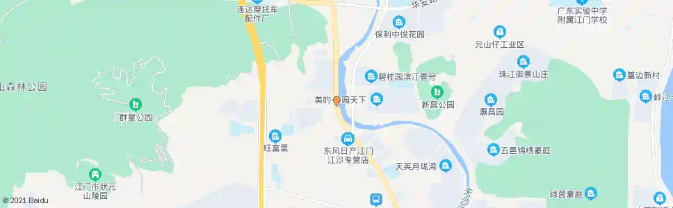 江门潮江桥_公交站地图_江门公交_妙搜公交查询2025