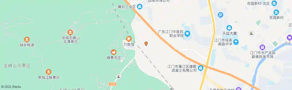 江门银辉玻璃公司_公交站地图_江门公交_妙搜公交查询2025