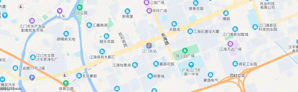 江门矶头市场_公交站地图_江门公交_妙搜公交查询2025