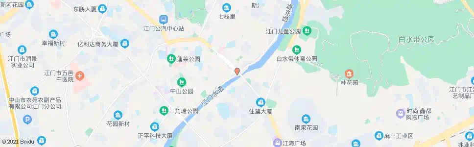 江门蓬江大桥北_公交站地图_江门公交_妙搜公交查询2025