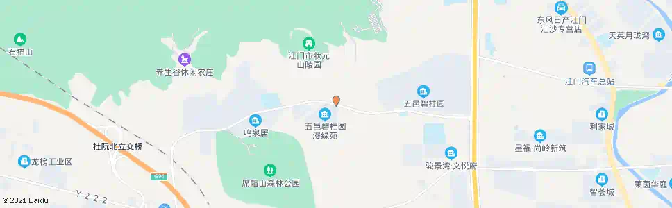 江门碧桂园漫绿小区_公交站地图_江门公交_妙搜公交查询2025
