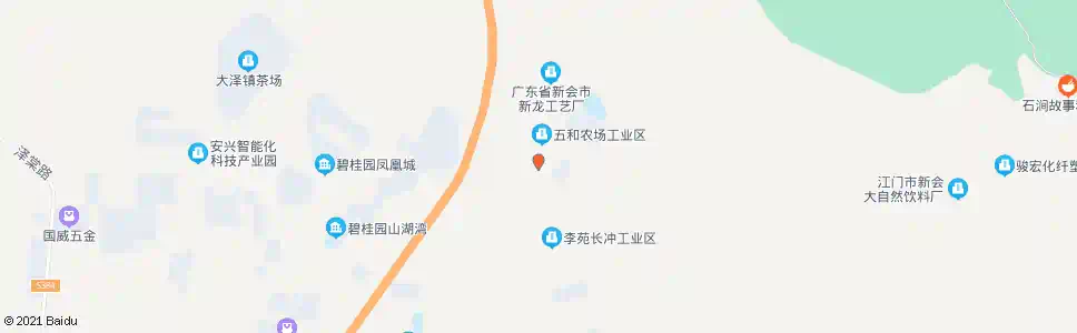 江门健津园_公交站地图_江门公交_妙搜公交查询2025